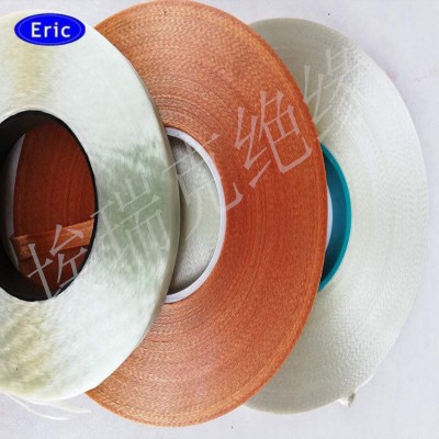 Class B F H Electrical Insulation Impregnated Unidirectional Epoxy Fiberglass Banding Tape