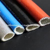 Silicone Coated Fiberglass Braided Heat Resistant Insulating Sleeve