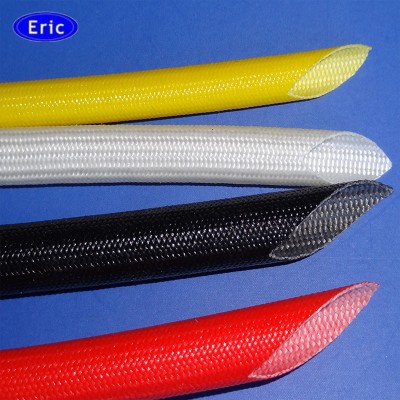 Hot 1.5 2.5 4 7kv 2753 Silicone Coated Fiberglass Insulation Sleeve